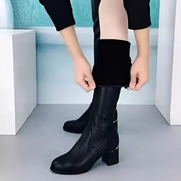 Bota Cano Longo Over The Knee - Couro Ecológico Confortável - Image 10