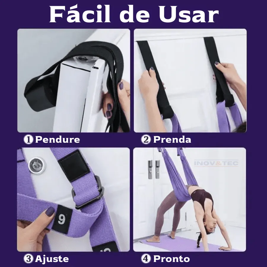 Corda de Yoga Profissional Para Alivio de Dores Nas Costas e Alongamento - Image 3
