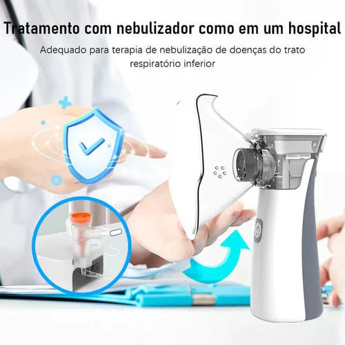Inalador Nebulizador Portátil e Ultra Silencioso + 3 Máscaras de Brinde - Image 2