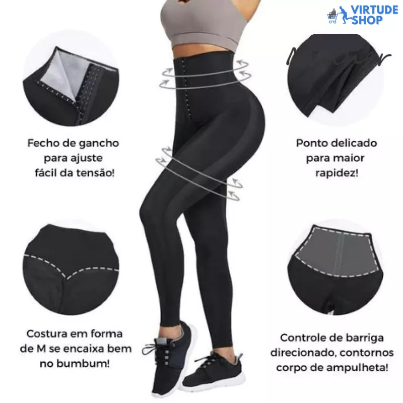 Modeladora Efeito Sauna - Queima Gordura e Reduz Medidas - Image 3
